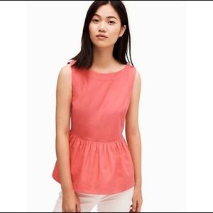Kate Spade Shore Thing Pink Peplum Top / Size: 2